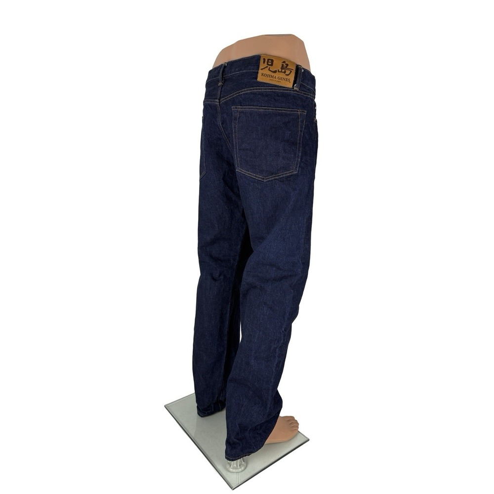 Kojima Genes Mens 42 Jeans Made in Japan Denim Selvedge Blue Straight Cotton - Picture 5 of 12